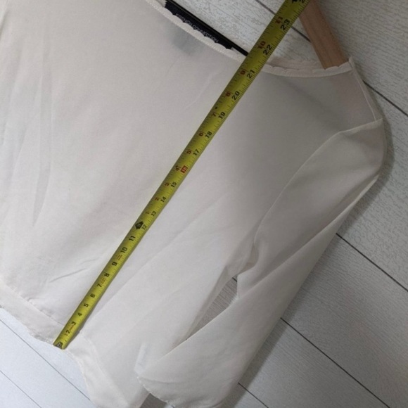 New French Connection Sheer Blouse - Picture 2 of 6